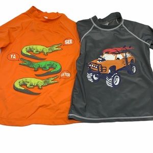 6 7 Boy Rashguard shirts  bundle of 2